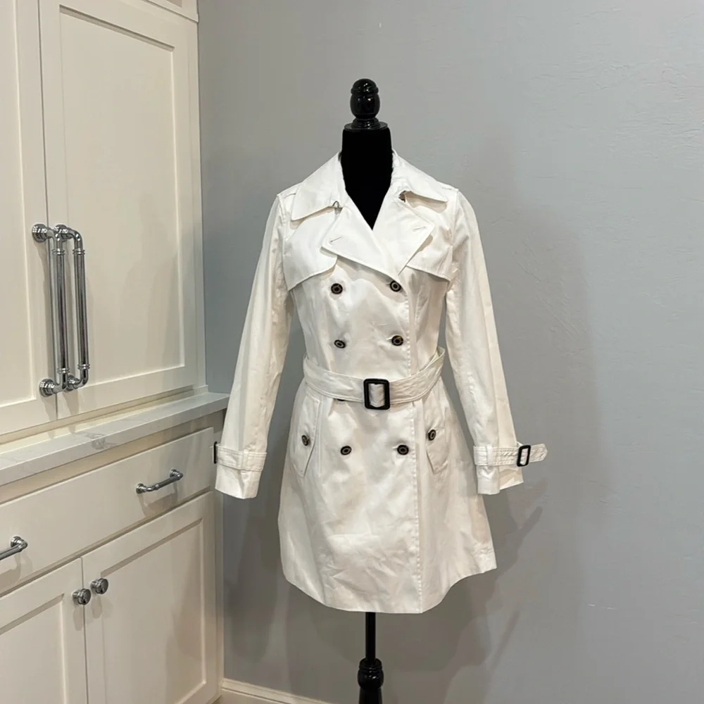 NEW Banana Republic Double-Breasted Trench Coat - Picture 1 of 15